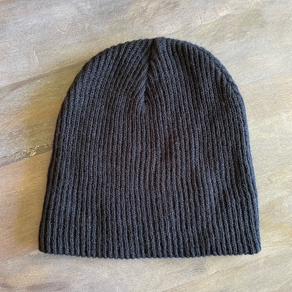 OG Neff Plain Black Beanie One Size - Picture 4 of 6